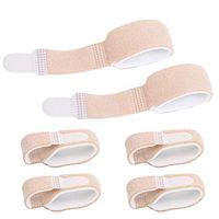 Healifty 6Pcs Finger Brace Splint Support Hammer Toe Splint Wraps Separator for Broken Injured Finger Hammer Toe