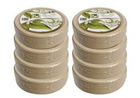 Earth's Natural Alternative Eco-Friendly, Natural Compostable Plant Fiber 9" Plate, 8 Packs of 50, 400 Count