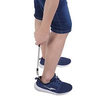 Pasamer Portable Telescopic Extendable Shoe Horn Stainless Steel Collapsible Handled Shoe Accessories Silver