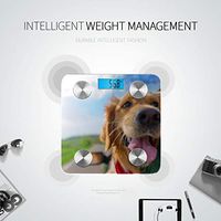 LYAOE Bluetooth Body Fat Scale Golden Retriever Looking Out Car Window Smart Wireless Scale with LCD Display Measuring Body Weight Bmi and Health Digital Scale
