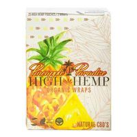Organic Wraps - Tobacco Free, Vegan, Non-GMO! 6 Flavors to Choose from: Grape Ape, Honey Pot Swirl, Maui Mango, Original, Hydro Lemonade, Blazin Cherry! (Pineapple Paradise, 25 PK)