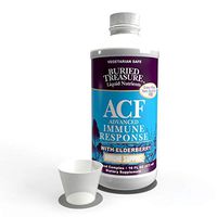Buried Treasure ACF Advanced Immune Response with 1,000 mg Vitamin C, Elderberry, Echinacea and Herbal Blend for Daily Immune System Support Supplement, 16 oz. with Dose Cup