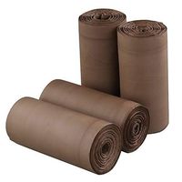 Idomy 10 Gallon 100% Biodegradable Garbage Bags, Compostable Trash Bags, 140 Counts