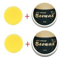 JIDSFIE-BEEWAX Wood Polish, Beeswax 20g +200g, Beeswax Home Cleaning for use on Wood, Metal and Leather Wood Seasoning Beewax