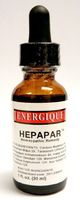 Energique Hepapar Hemeopathic Remedy 1oz Supports Liver Function and Digestion