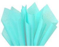 Flexicore Packaging Aqua Gift Wrap Tissue Paper | Size: 15 Inch X 20 Inch | Count: 10 Sheets | Color: Aqua Teal