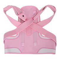 Pink Back Supports Children Back Brace Corset Posture Corrector Belt Shoulder Supports Belt for Women Girls Kids
