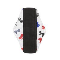 TONSEE Reusable Sanitary Pads for Women, Washable Menstrual Pad (L: 30 * 23cm, Blue #01)