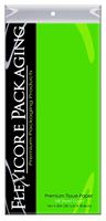 Flexicore Packaging Lime Green Gift Wrap Tissue Paper Size: 15 Inch X 20 Inch | Count: 100 Sheets | Color: Lime Green