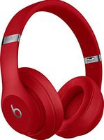 Beats S/t/u/d/i/o_3 Wireless Over The Ear Headphones with Carrying case, 3.5mm RemoteTalk Cable and Universal USB Charging Cable (USB-A to USB Micro-B) (Red)