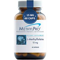 MethylPro 15mg L-Methylfolate 60 Capsules - Professional Strength Active Folate, 5-MTHF for Mood, Homocysteine Methylation + Immune Support, Non-GMO + Gluten-Free with No Fillers