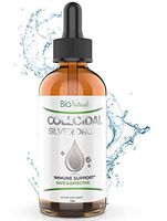 Bio Naturals Colloidal Silver Liquid Drops - Immune Booster, Antibacterial Anti-Inflammatory & Anti-Fungal - Helps with Infections, Acne, Burns & Cuts - Relief for Cold & Flu Symptoms - 2 oz