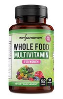 Whole Food Multivitamin for Women, Premium Blend of 24 Essential Vitamins, Minerals, Antioxidants, 100% Pure & Organic