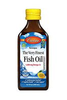 Carlson - The Very Finest Fish Oil, 1600 mg Omega-3s, Liquid Fish Oil Supplement, Norwegian Fish Oil, Wild-Caught, Sustainably Sourced Fish Oil Liquid, Lemon, 200ml, 6.7 Fl Oz