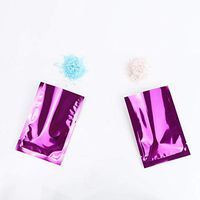 Metallic Rose Heat-Sealable Portable Open-Top Mylar Single-Serving Sample Packets (0.28 oz (2.4" x 3.5"))