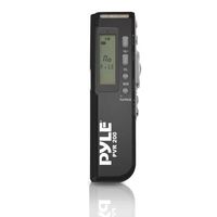Digital Voice Recording System Device - Voice Activated Audio Recorder with 4GB Built-in Flash Memory, Speaker, Microphone & Headphone Jack for Lecture, Class or Meeting - Pyle PVR200