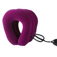 Glumlly Neck Traction Three Tube Full Velvet,Neck Hammock Low to High Design,Neck Support Easy to Carry,for Instant Neck Pain Relief,D
