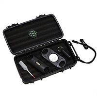 Travel Humidor and Cutters Cigar Gift Set Waterproof Cigar Box for Travel (5 Cigars)