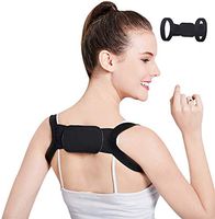 Aaiffey Posture Corrector for Women Men & Children,Adjustable Invisible Back Corrector Brace Shoulder Spinal Clavicle Support Women Upper Back Brace (C017)