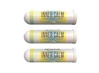 mEssentials 3 Pack of Inner Calm Aromatherapy Nasal Inhalers Made with 100% natural, therapeutic grade essential oils to help calm you spirit - anxiety and depression relief, relaxing