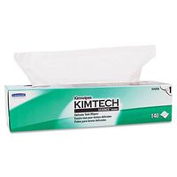 KIMTECH SCIENCE KIMWIPES, Tissue, 16 3/5 x 16 5/8, 140/Box