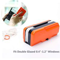 Magnetic Window Cleaner for Double Glazing Fit to 0.4"-1.2" Window Thickness - Glider Washing Glass Cleaning Brush Tools for High-Rise