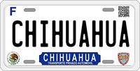 Chihuahua Mexico Placas License Plate
