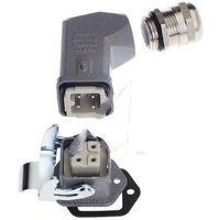 10200030005 - Connector Kit, Wire to Wire, Housing; Hood; Male & Female Insert; Cable Seal (5-9mm) & (6-12mm)