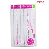 Jarchii Ovulation Test Strip, 25pcs High Precision Ovulation LH Test Strip Early Pregnancy Urine Pregnancy Detection Sticks Home