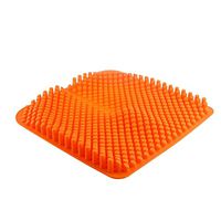 Jueven Gel Seat Cushion Driving Chair Cushion Massage Cushion Comfortable Breathable Car Mat Silicone Car Seat, Coccyx Eczema and Sciatic Pain Relief, Relieve Fatigue (Color : Orange)