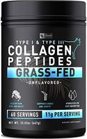 Pure Collagen Peptides Powder (11g | 60 Servings) Grass Fed Pasture-Raised Bovine Collagen Powder Hydrolyzed for Maximum Absorption - #1 Collagen Supplement for Joint Support, Hair Growth & Skin