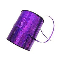 LLY 2019 500 Yards Silver Shiny Balloon Ribbons for Parties Balloon Roll Ribbon for Party Festival Art Craft Decor,Florist and Gift Wrapping