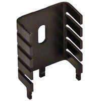 Aavid Thermalloy 563002B00000G. Heat Sink, Passive, TO-220, Anodized Aluminum, 1.18" L x 1.00" W x 0.50" H, Black (Pack of 10)