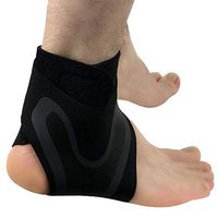 OD'lover Adjustable Ankle Foot Support Elastic Brace Guard for Football Basketball Ankle Braces