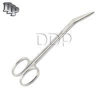 DDP IRIS SCISSOR, ANGLED, 11CM/4.25"