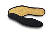Pedag 2806 Washable Deo-Fresh Insoles with Natural Cotton Terry and Sisal Fibers, Black, Men's 14