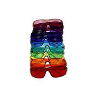 [3 Sizes Available] Kids Style Color Therapy Glasses - Set of 10 Colors, Sunglasses