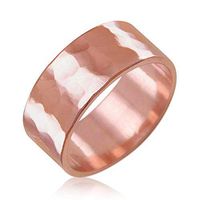 Antimicrobial Pure Copper Therapy Ring Band for Men & Women, Uncoated Solid Copper, Trace Mineral, Natural Relief of Arthritis, Joint Pain, Carpal Tunnel; 3mm, 6mm, 8mm; Size 5-12
