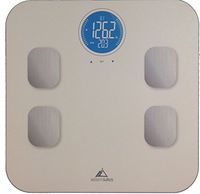 Bluetooth Smart Bathroom Scale with Body Composition and Backlight, White
