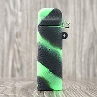 CEOKS for Smok Novo Silicone Case, Anti-Slip Protective Silicone Case Skin Rubber Cover for Smok Novo Pod Starter Kit TC Mod Box Rubber case wrap Shield (Black/Green)