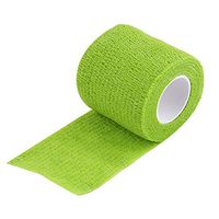 Asixx Sport Tape, 5 Rolls Waterproof Self Adhesive Bandage Adopted Non-Woven Fabric,Ideal Supplies Sports Support, Sports Protection First Aid(Green)