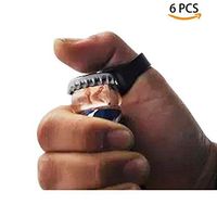 YUGDSIMB Creative Fashion Ring Open Bottle Opener , Black , 2Cm