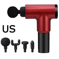 Wenirn 12V Massage Gun Cordless Rechargeable Deep Tissue Percussion Muscle Massager Electric Massagers for Pain Relief, Handheld Electric Body Massager Sports Drill with 4 Massage Head