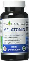 Vita Essentials Melatonin 3 Mg Tablets, 240 Count