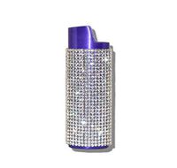 Purple Lighter Cover Sleeve with Crystal Rhinestones LS6