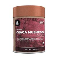 OMG! Superfoods Organic Chaga Mushroom Powder - 100% Pure, USDA Certified Organic Chaga Mushroom Powder – 3.5oz