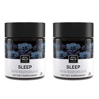 Sleep | Natural Sleep Aid (60 ea)-Non-Habit Sleep Supplement. All Natural Formula with Valerian Root, Passion Flower, Hops, California Poppy, Minerals and Antioxidants |by PALO Nutrition (Pack of 2)