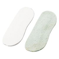 uxcell Pair Faux Leather Footcare Shoes Back Pads Cushions Insoles Gray