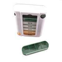 ROSENICE 7 Day Pill Cases Weekly Pill Organizer Cases Portable Plastic Pill Box