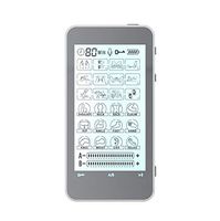 24 Modes Best Muscle Simulator tens EMS nmes Unit Machines Electric Electronic Pulse Massagers for Back Neck Shoulder Knee Legs Body Pain tmj Replacement Pads T24AB (Silver) HealthmateForever